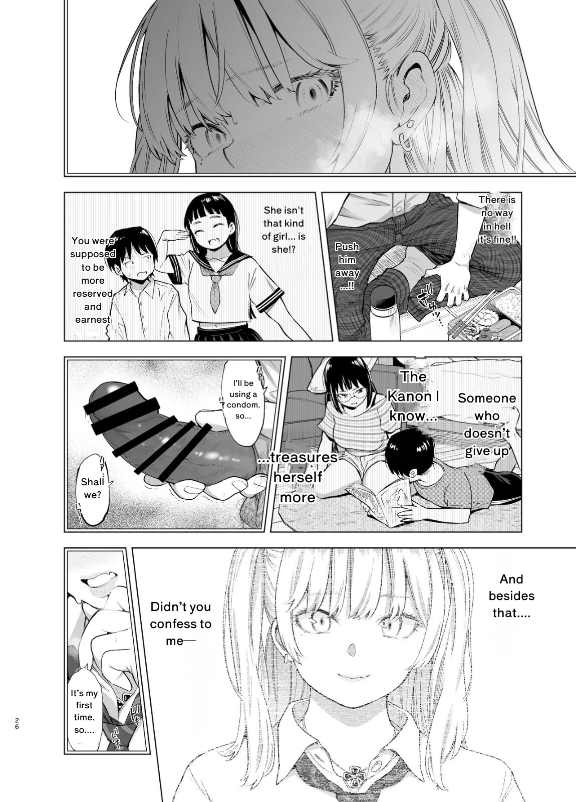 Hentai Manga Comic-If only I could have honestly said that I loved you that day.-Read-23